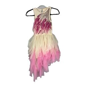 Tutu Du Monde Wallflower Tutu Girls Dress Size 8 9 Beaded Sequin Feather Tulle